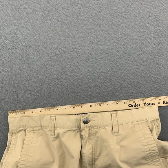 Mountain Khakis Pants Mens 36x29 Khaki Poplin Relaxed Fit Organic Cotton Stretch - Picture 9 of 15